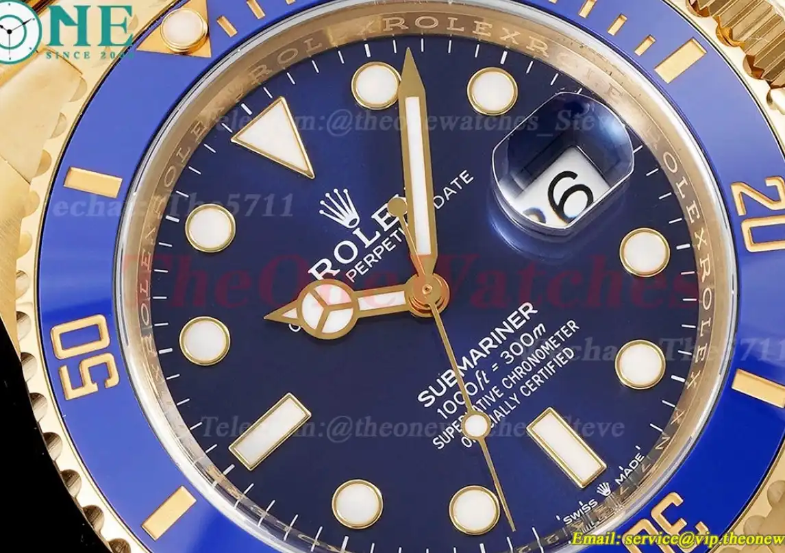 Submariner 126618LB 41mm YG YG Blue Dot Clean VR3235