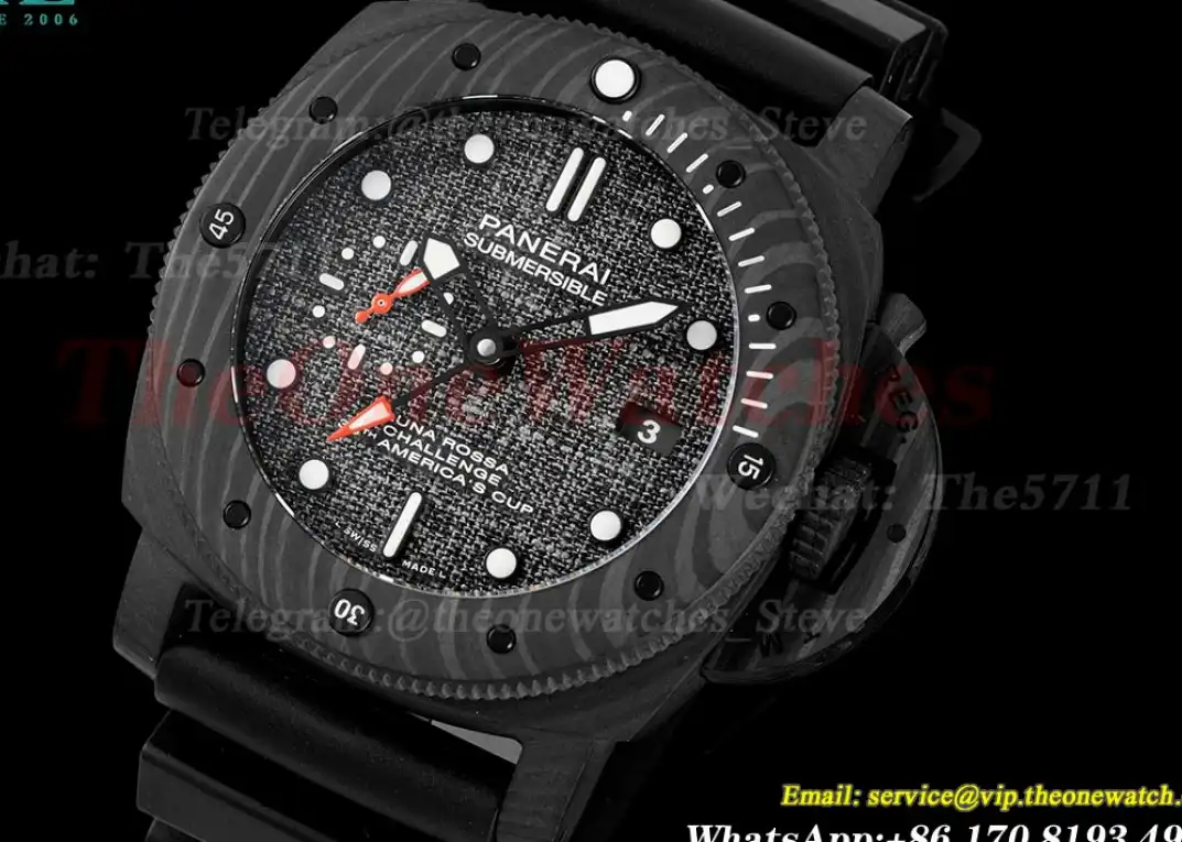 PAM1039 Submersible Luna Rossa GMT 47mm Carbon RU VSF P9010 Super Clone