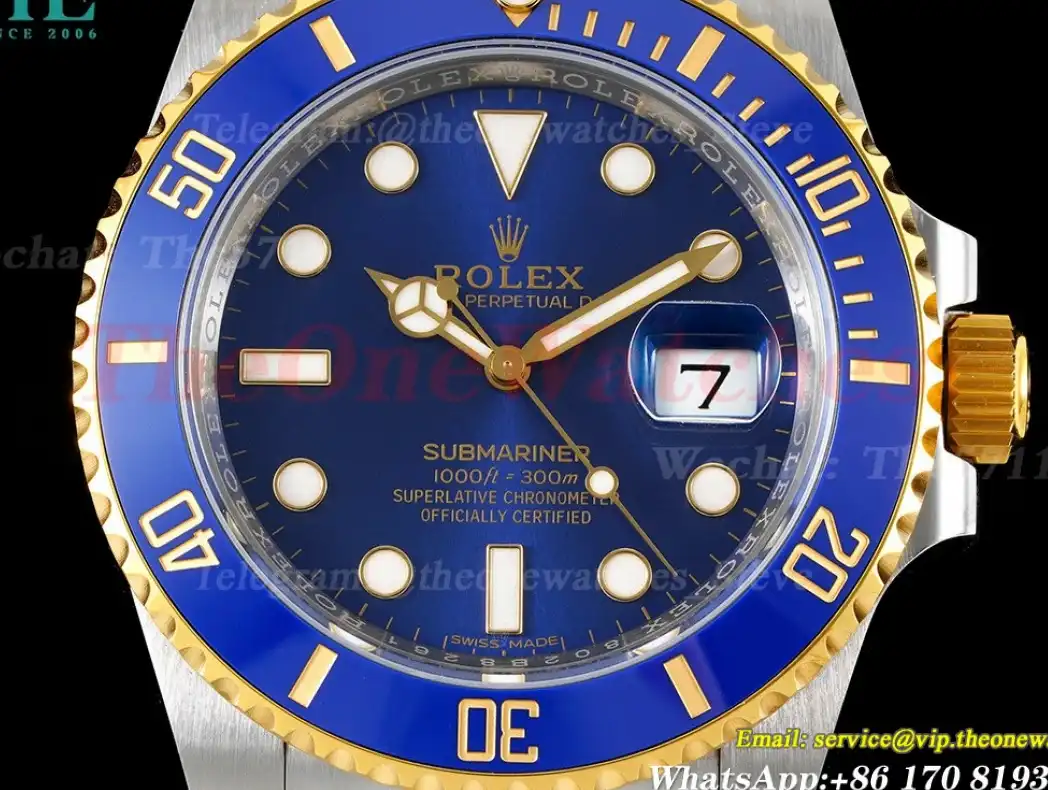 Submariner 116613LB Bluesy 904L YG SS Blue Dial V6F VS3135