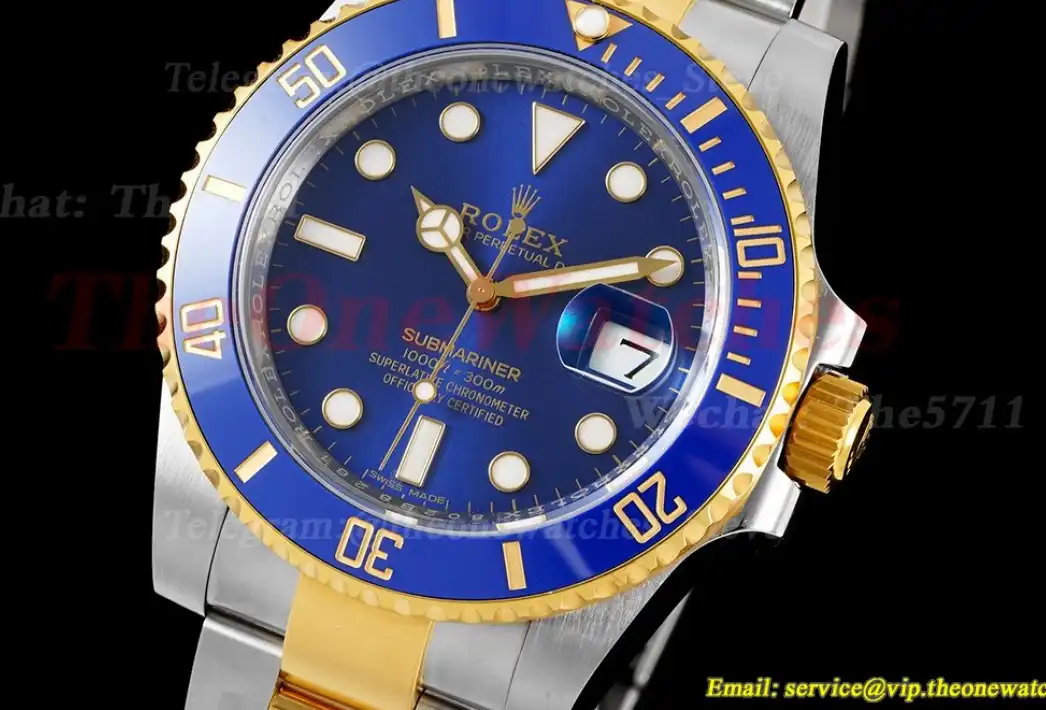 Submariner 116613LB Bluesy 904L YG SS Blue Dial V6F VS3135