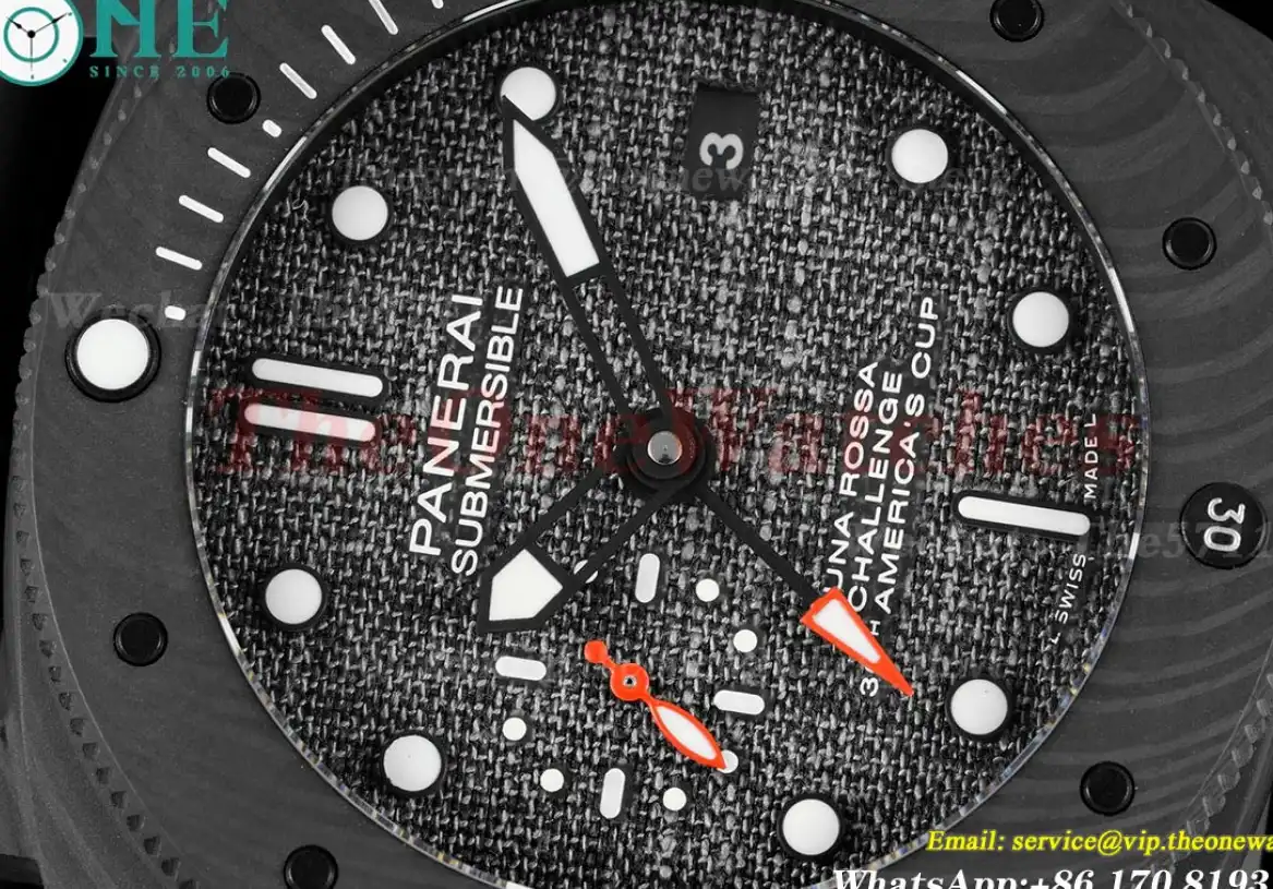 PAM1039 Submersible Luna Rossa GMT 47mm Carbon RU VSF P9010 Super Clone