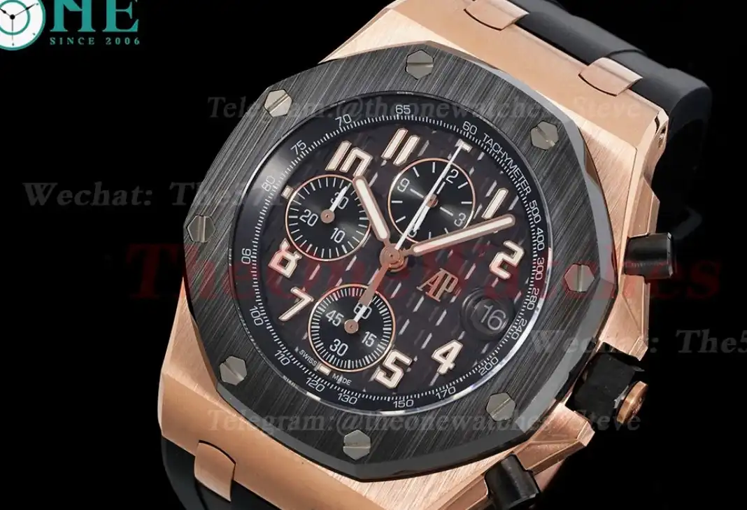 Royal Oak Offshore 42mm RG RU Blk Blk APF A3126