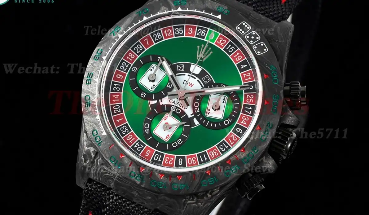 Daytona DIW 40mm Carbon NY Roulette Dial QF SA4130