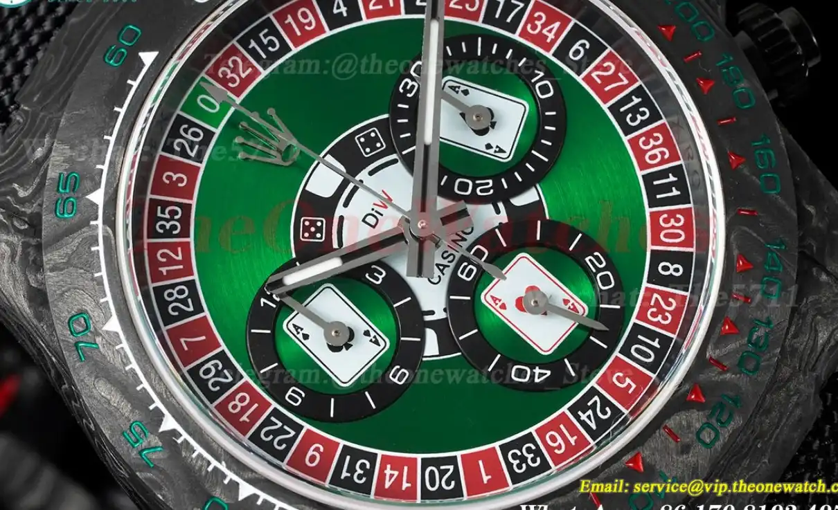 Daytona DIW 40mm Carbon NY Roulette Dial QF SA4130