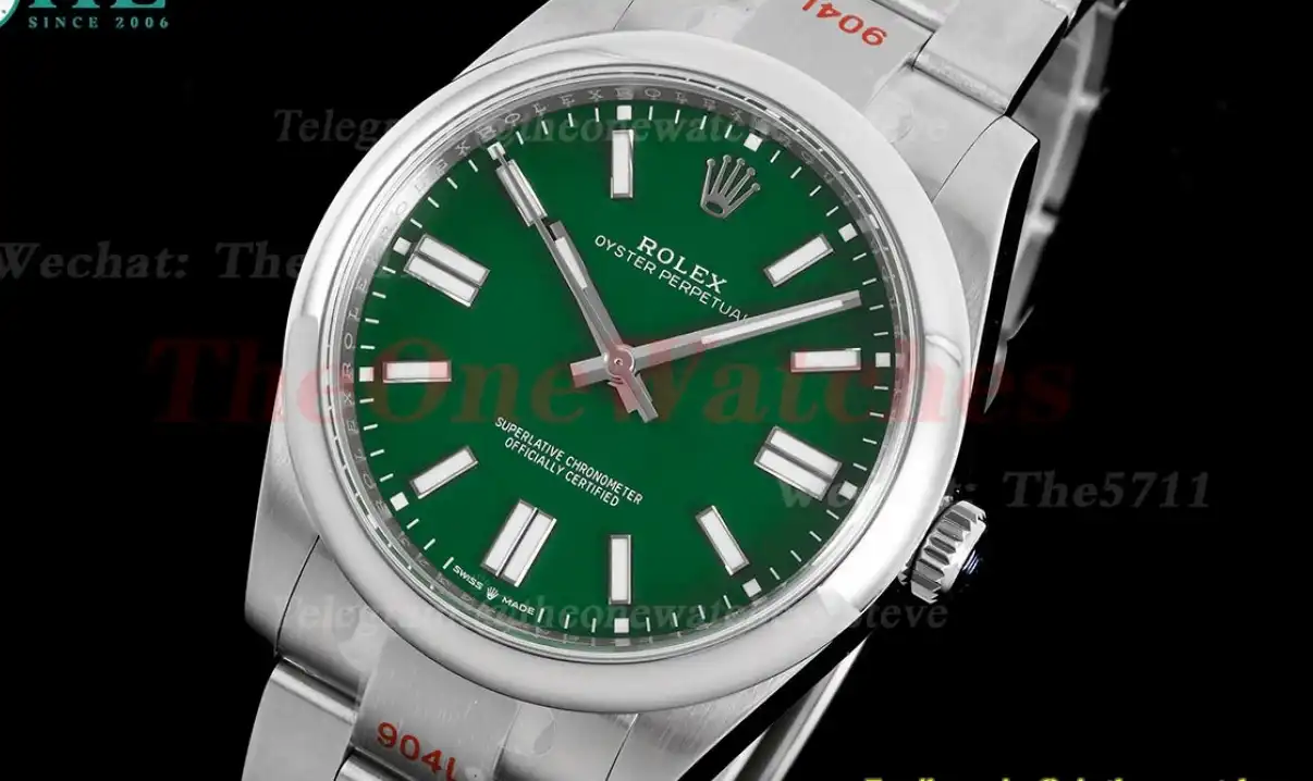 Oyster Perpetual 124300 41mm SS SS Green EWF A3230