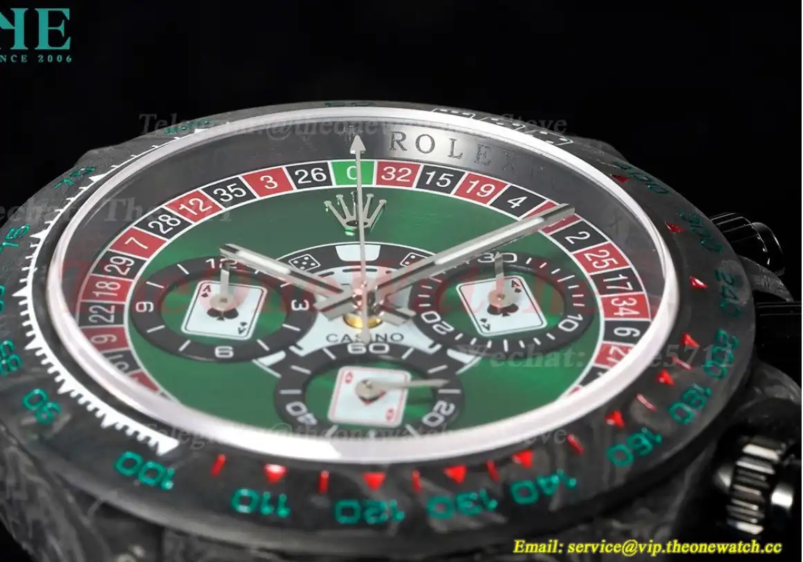 Daytona DIW 40mm Carbon NY Roulette Dial QF SA4130