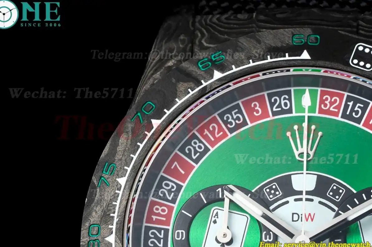 Daytona DIW 40mm Carbon NY Roulette Dial QF SA4130