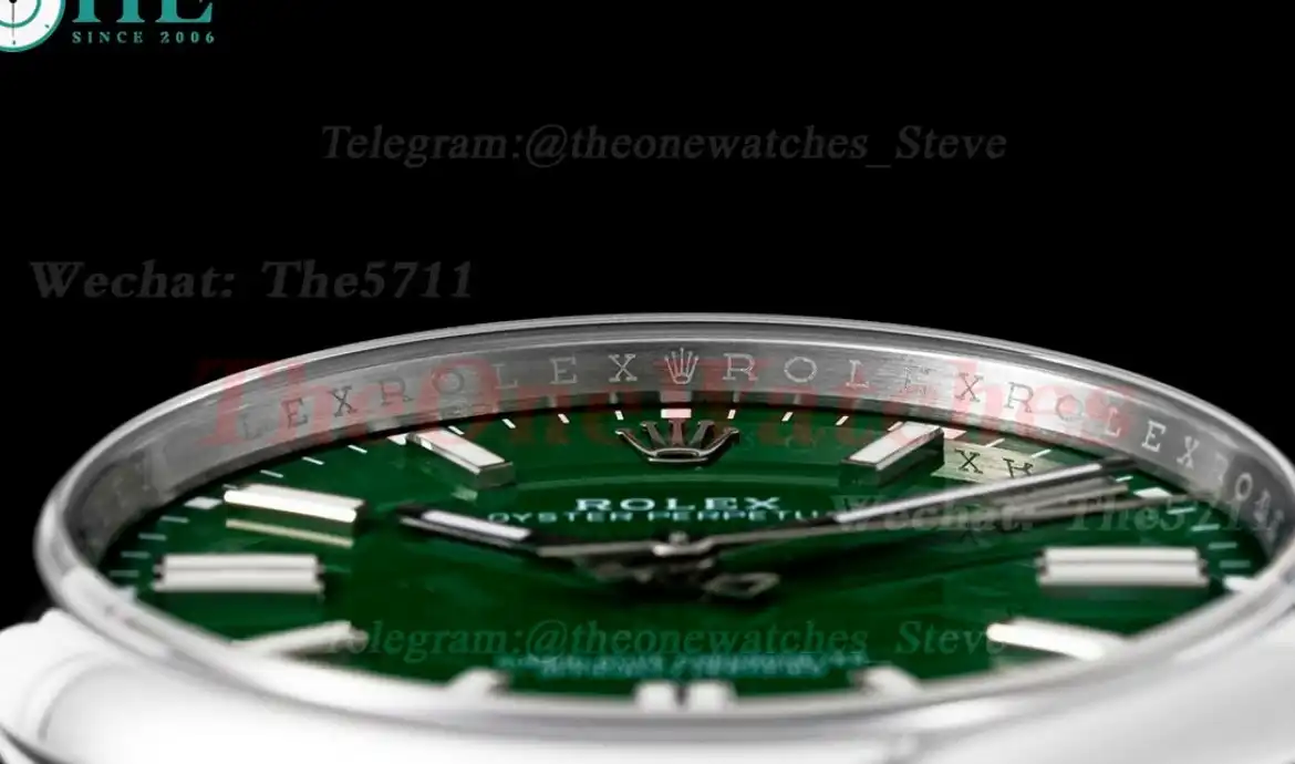 Oyster Perpetual 124300 41mm SS SS Green EWF A3230