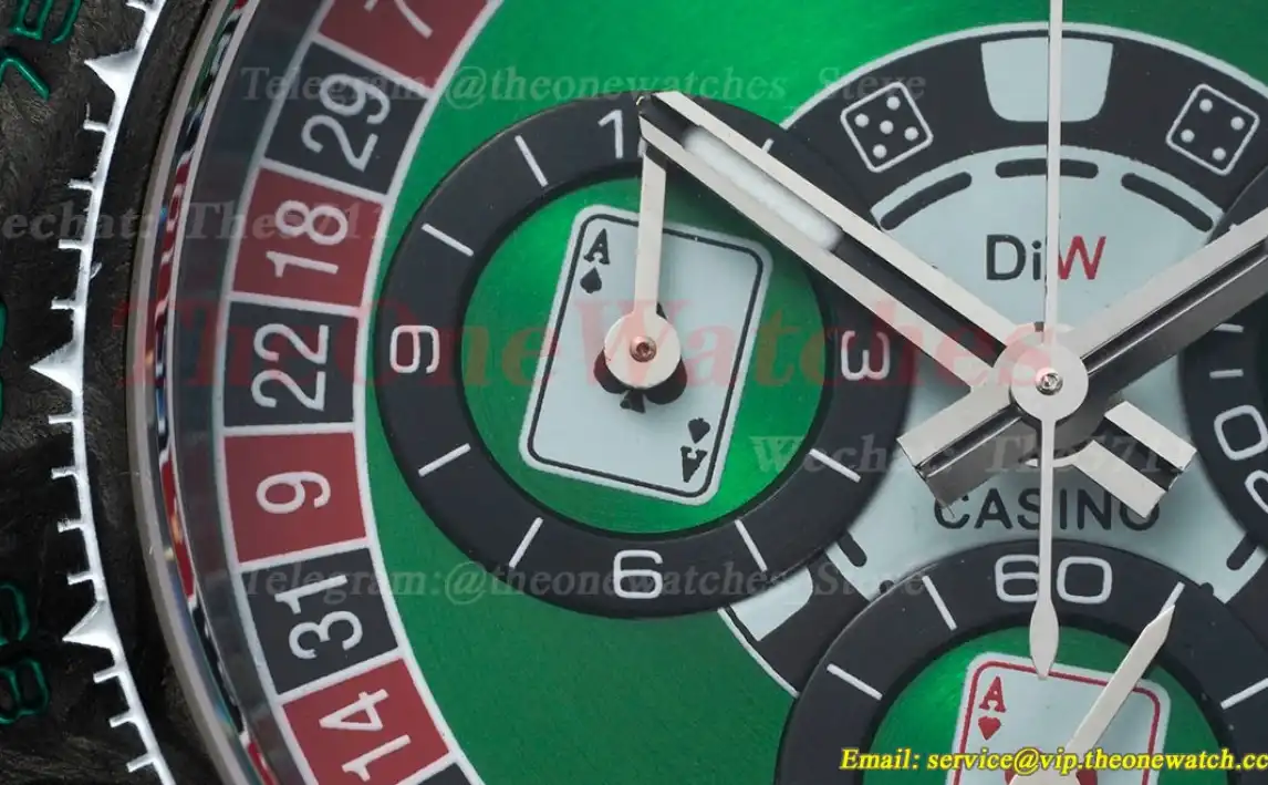 Daytona DIW 40mm Carbon NY Roulette Dial QF SA4130