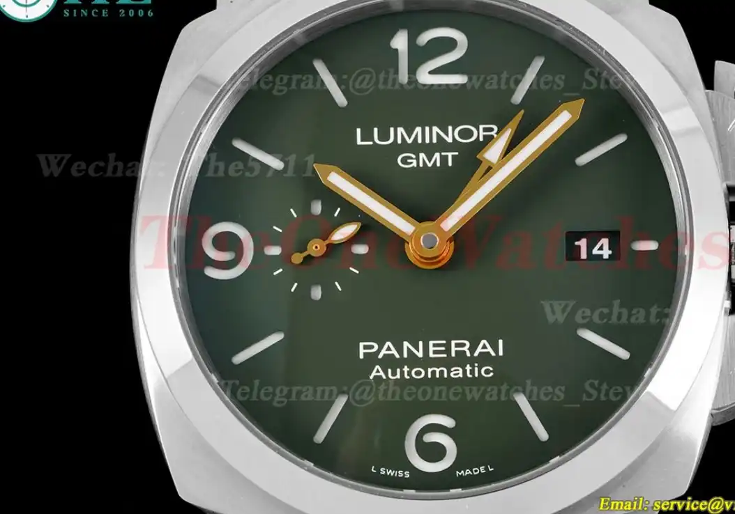 PAM1056 Luminor GMT 44mm SS LE Green VSF P9011 Super Clone