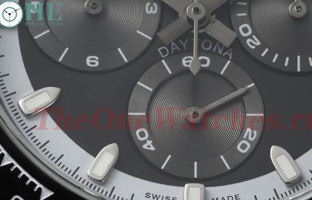 Daytona DIW 40mm Carbon NY Black White Dial QF SA4130