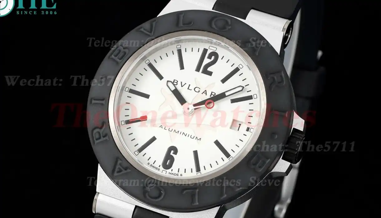 Bvlgari 103539 40mm Aluminum RU White dial BVF A2892