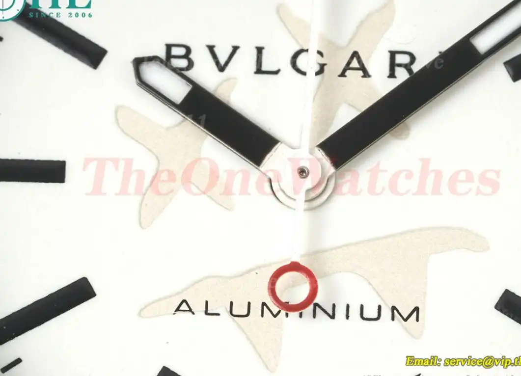 Bvlgari 103539 40mm Aluminum RU White dial BVF A2892