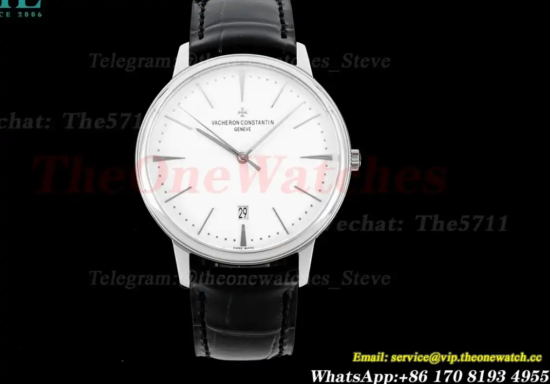 Patrimony Date SS LE White Stk PPF MY9015