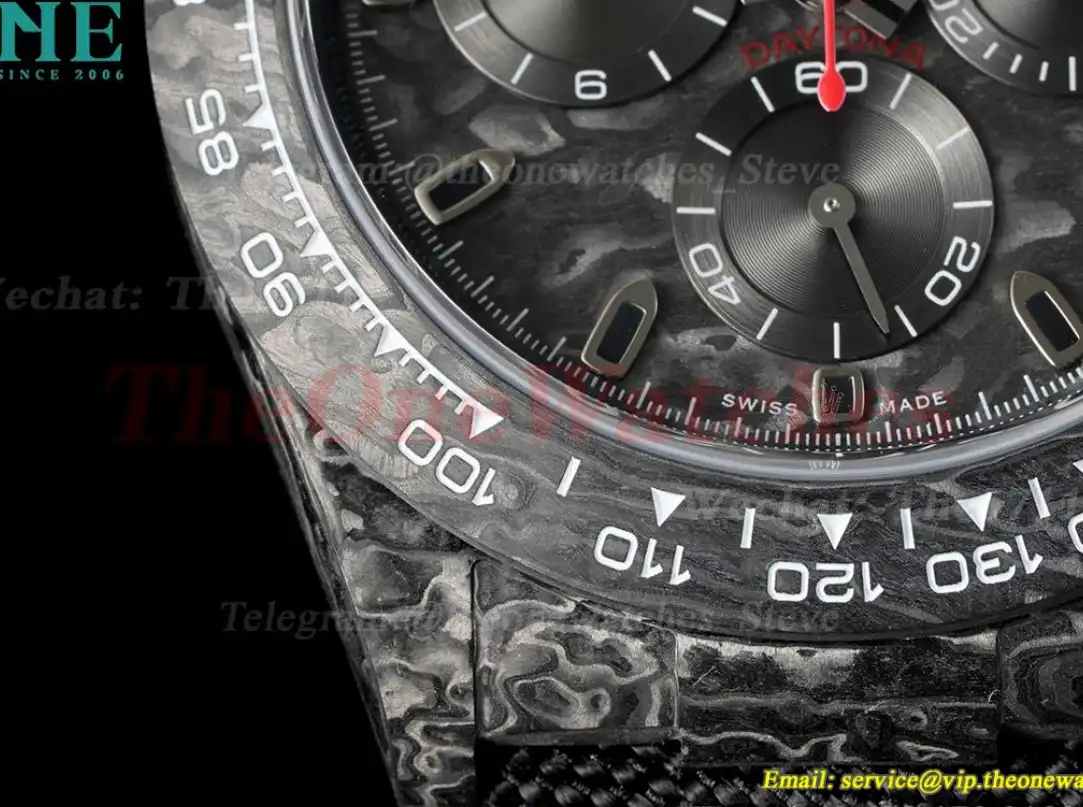 Daytona DIW 40mm Carbon NY Black Red QF SA4130