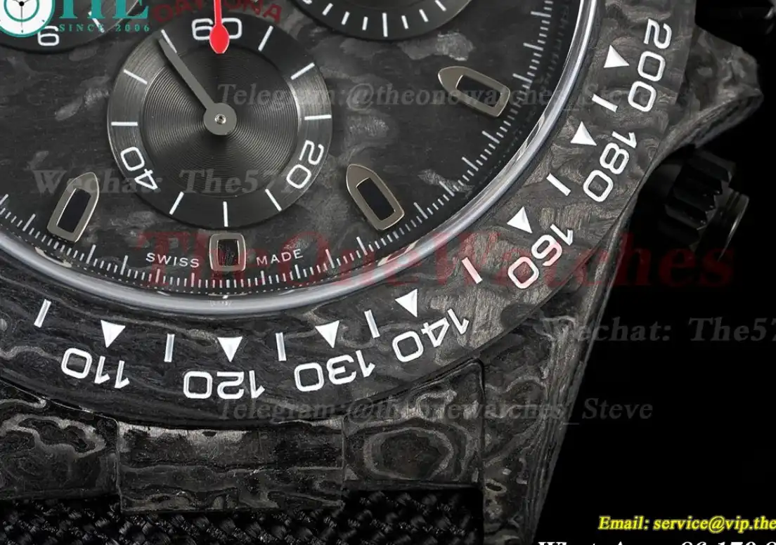 Daytona DIW 40mm Carbon NY Black Red QF SA4130