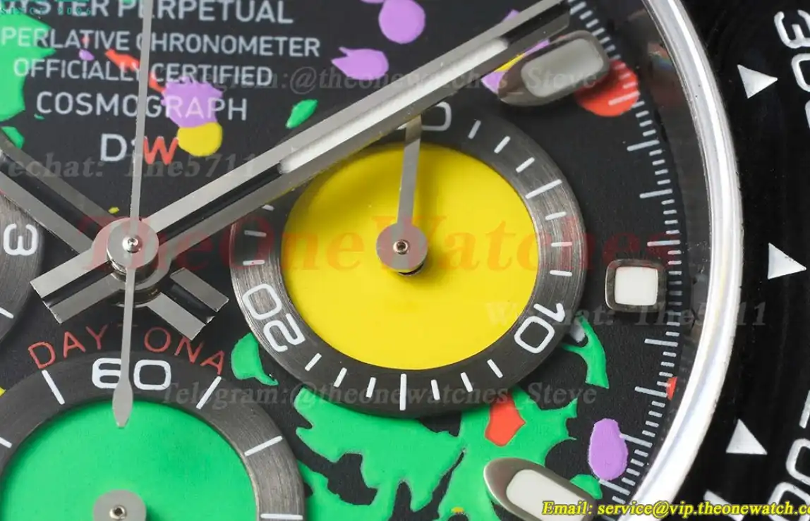 Daytona DIW 40mm Carbon NY Colorful Graffiti Dial QF SA4130