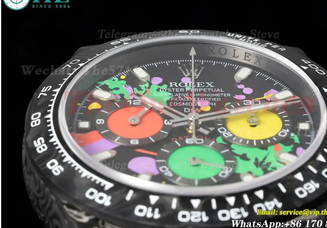 Daytona DIW 40mm Carbon NY Colorful Graffiti Dial QF SA4130