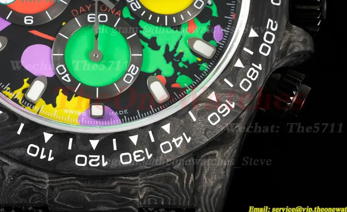 Daytona DIW 40mm Carbon NY Colorful Graffiti Dial QF SA4130