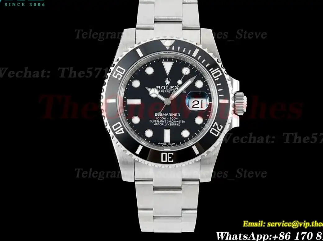 Submariner 116610LN 40mm SS SS Black Dial VSF VS3135