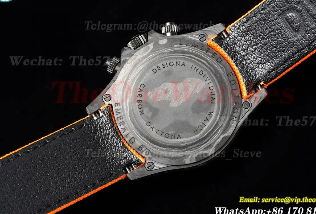 Daytona DIW 40mm Carbon NY Black Orange QF SA4130