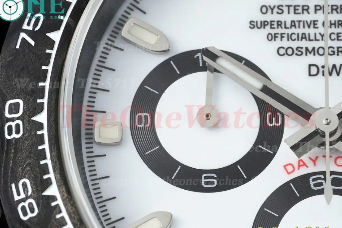 Daytona DIW 40mm Carbon NY White Dial QF SA4130