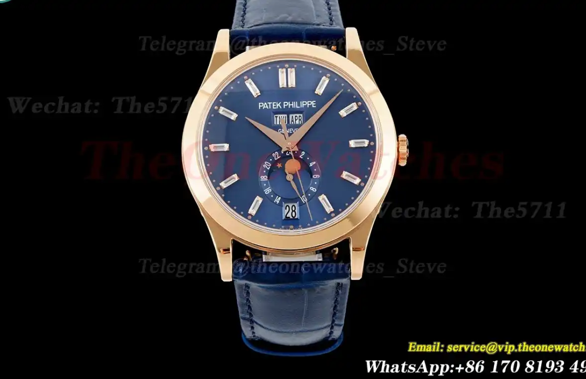 Annual Calendar Moonphase 5396 RG LE Blue Dial ZF A324