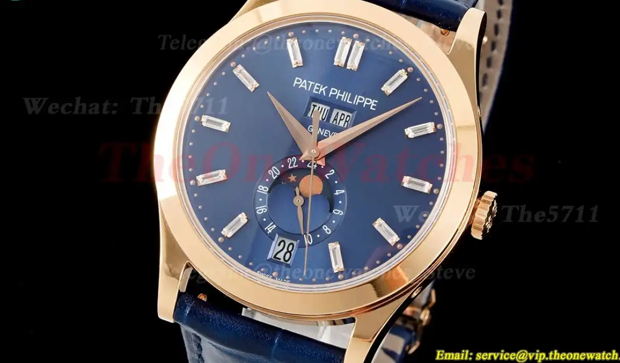 Annual Calendar Moonphase 5396 RG LE Blue Dial ZF A324