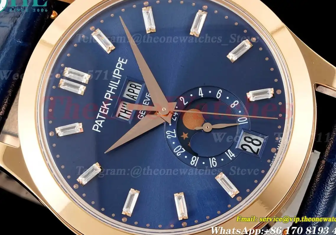 Annual Calendar Moonphase 5396 RG LE Blue Dial ZF A324