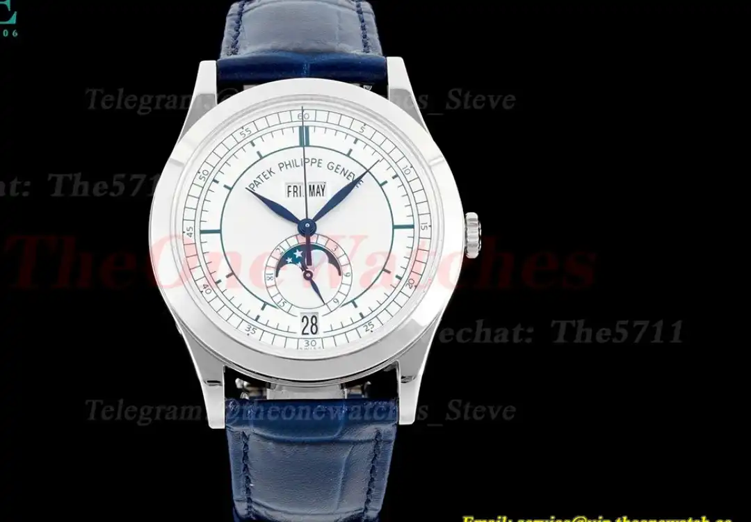 Annual Calendar Moonphase 5396 SS LE White Dial ZF A324