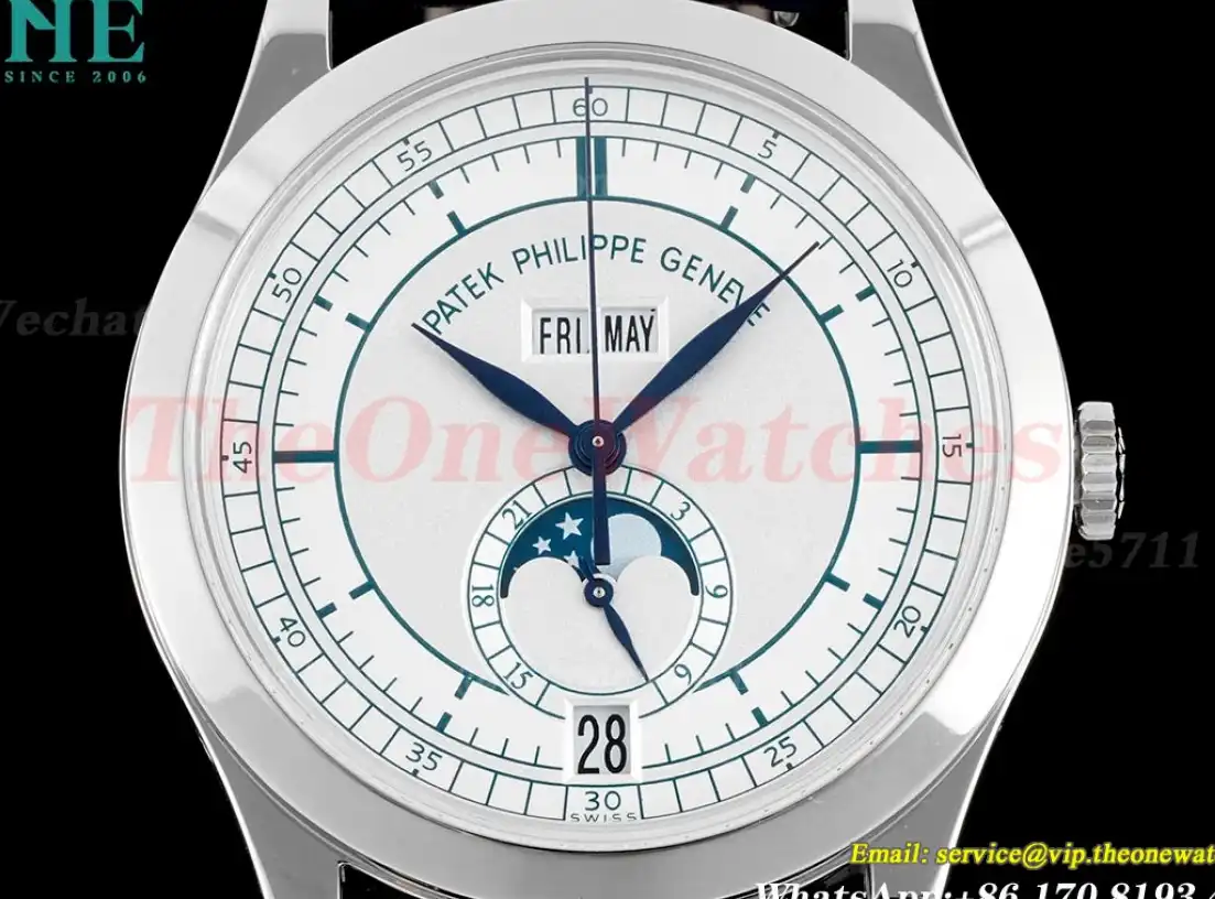 Annual Calendar Moonphase 5396 SS LE White Dial ZF A324