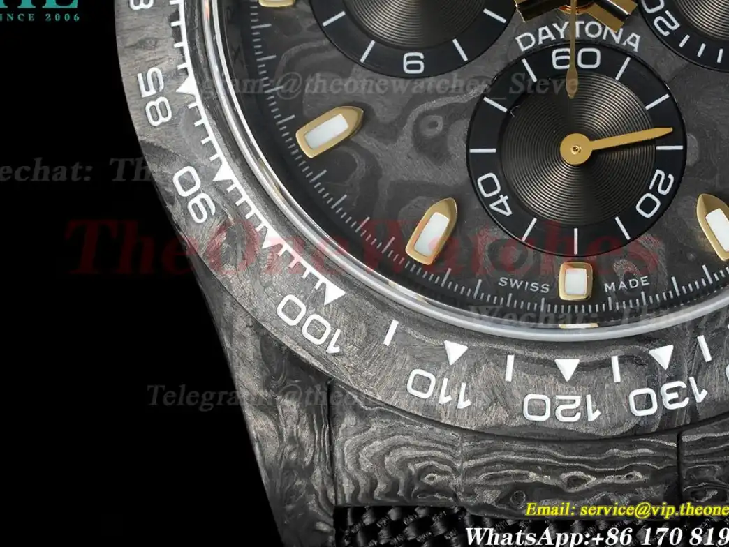 Daytona DIW 40mm Carbon NY Black RG QF SA4130