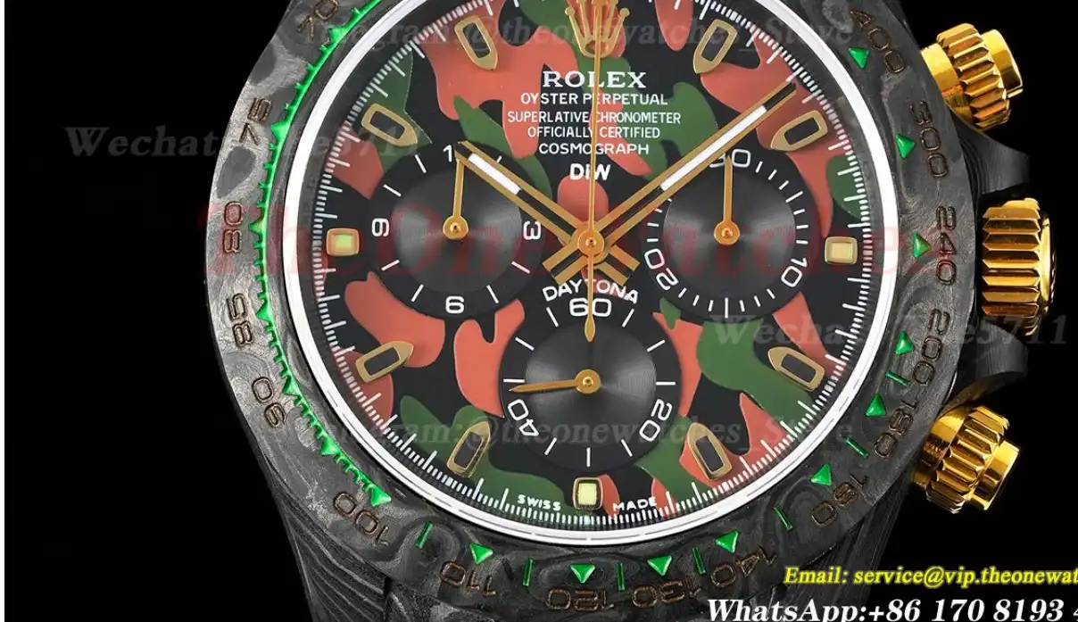 Daytona DIW 40mm Carbon NY Camo Green Dial QF SA4130