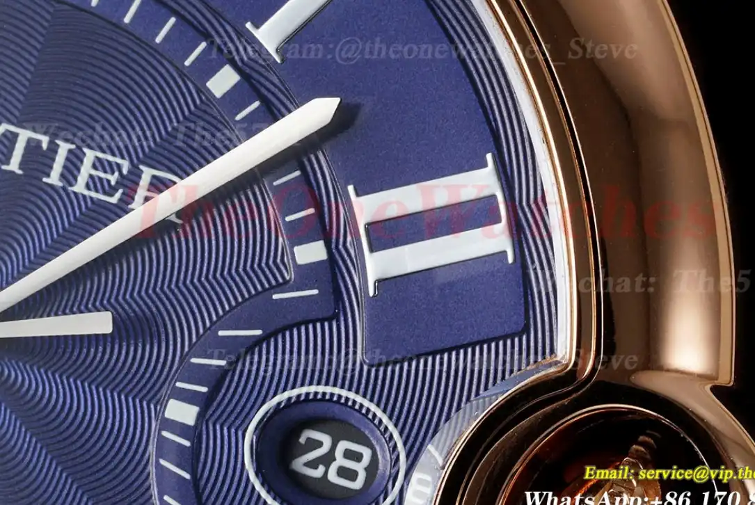 Ballon Bleu De Cartier 42mm RG LE Blue Dial AF A2824