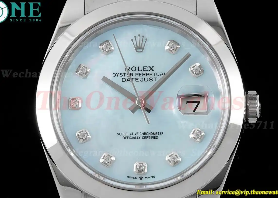 Datejust 126300 41mm Oyster 904L SS SS Mop Dial King VR3235