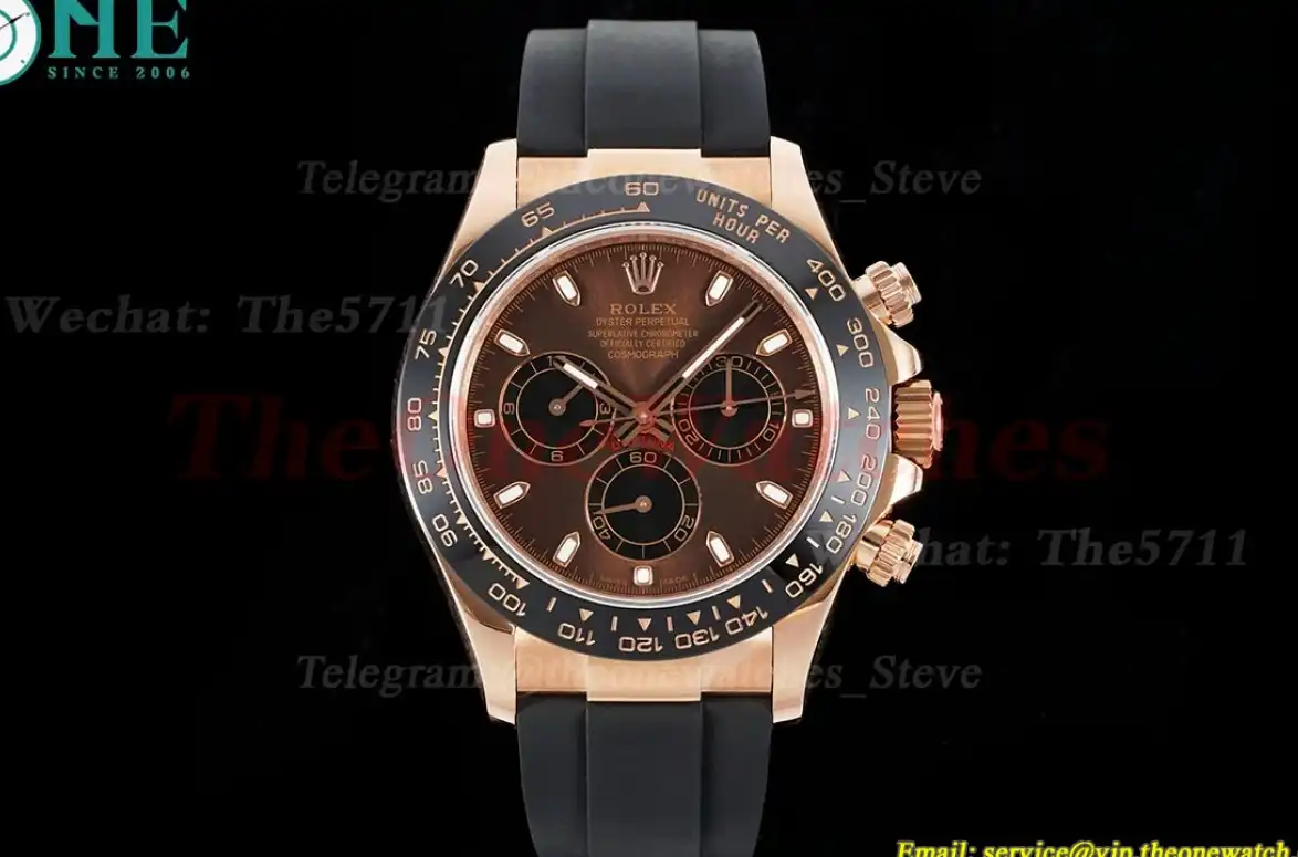 Daytona 116515 40mm RG RU Brown Dial QF SH4130 V3(Gain Weight)