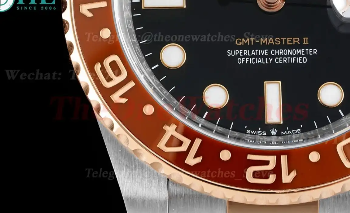 GMT II 126711 CHNR Rootbeer Oys 904L SS RG Blk CLEAN VR3186