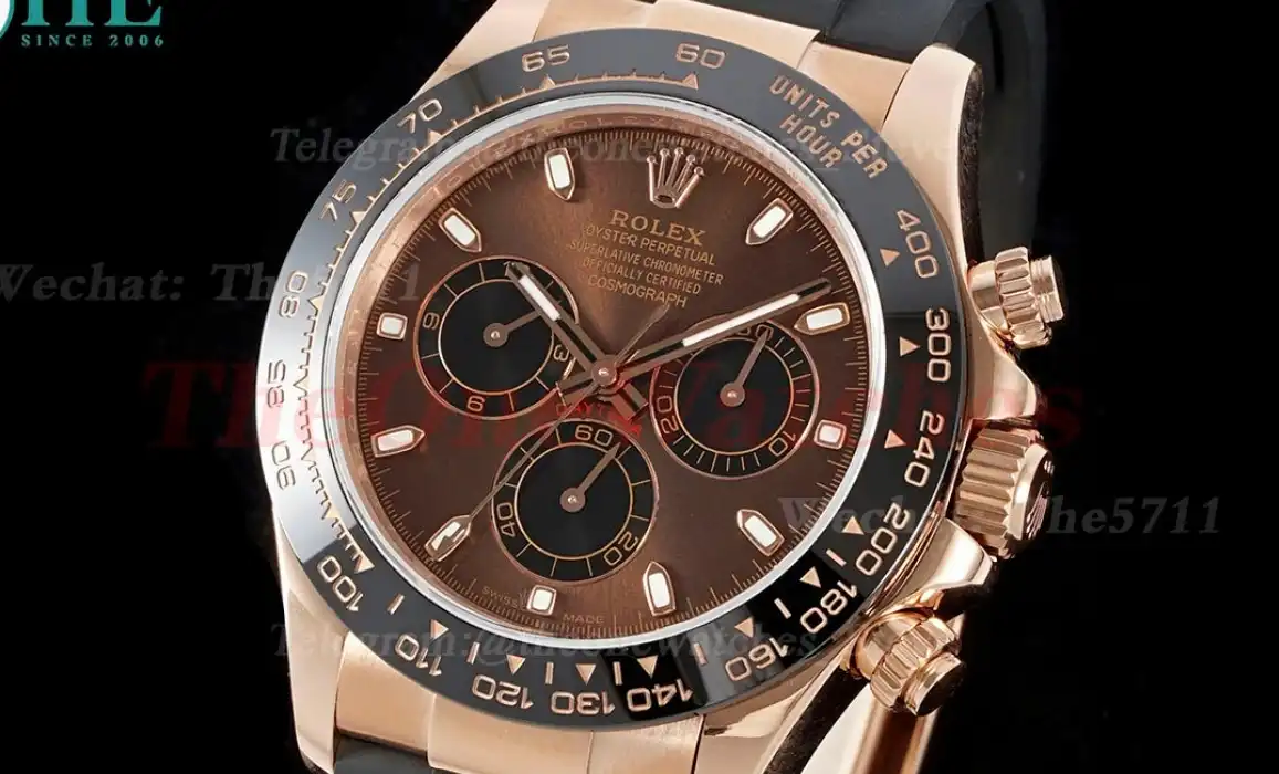 Daytona 116515 40mm RG RU Brown Dial QF SH4130 V3(Gain Weight)