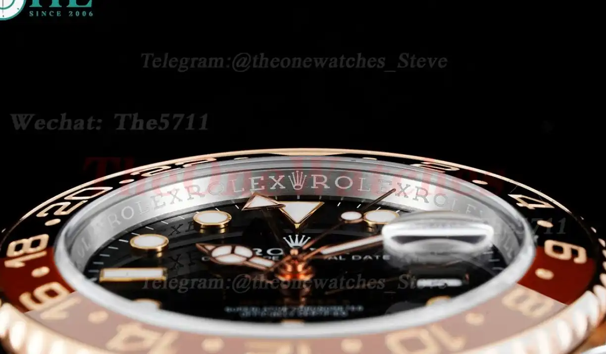 GMT II 126711 CHNR Rootbeer Oys 904L SS RG Blk CLEAN VR3186