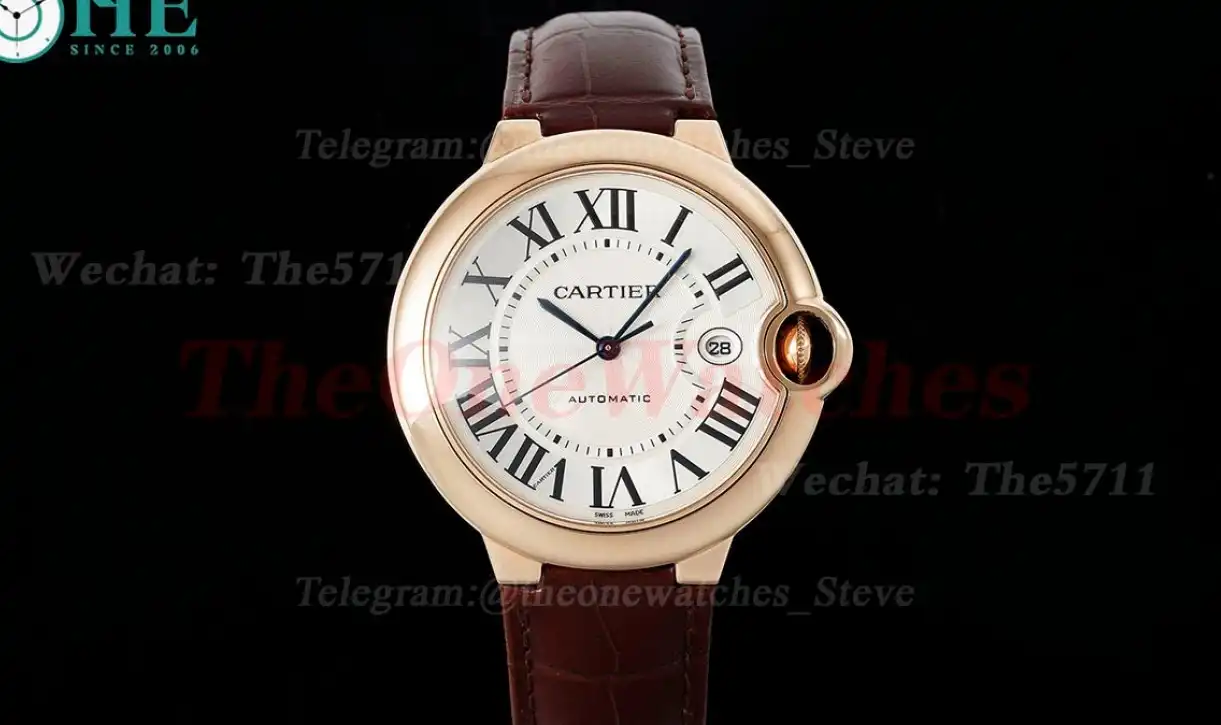 Ballon Bleu De Cartier 42mm RG LE White Dial AF A2824