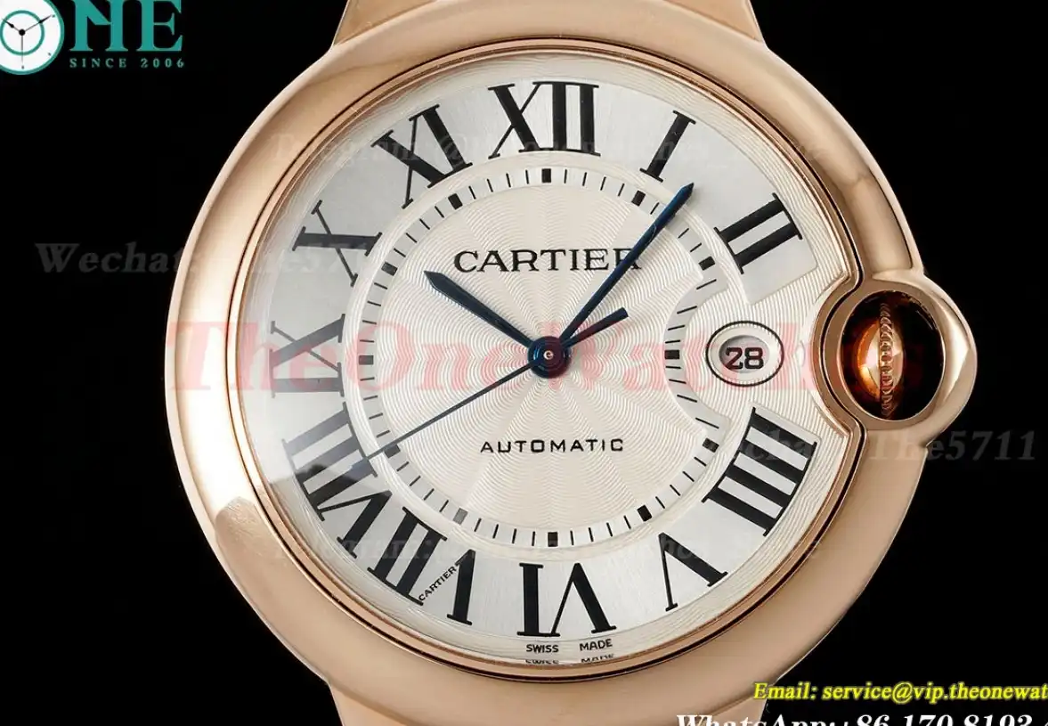 Ballon Bleu De Cartier 42mm RG LE White Dial AF A2824