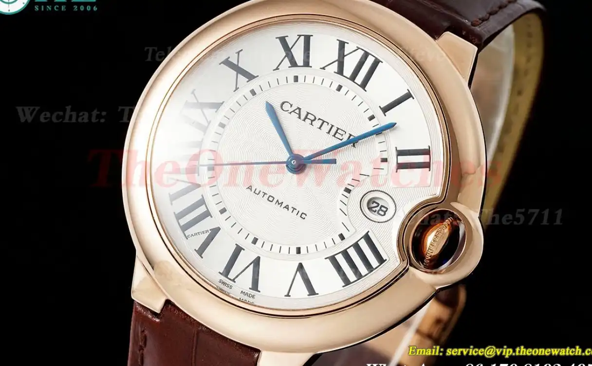 Ballon Bleu De Cartier 42mm RG LE White Dial AF A2824