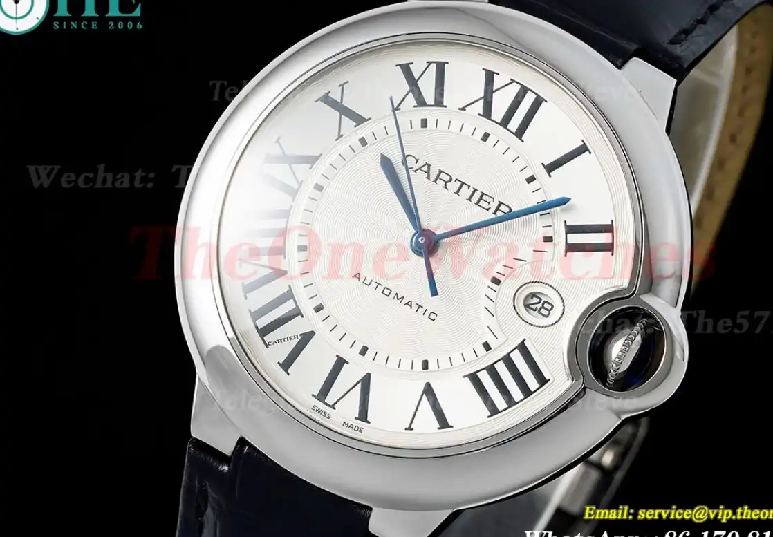 Ballon Bleu De Cartier 42mm SS LE White Dial AF A2824