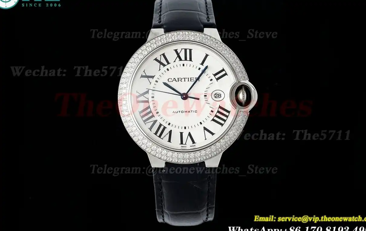 Ballon Bleu De Cartier 42mm Dia SS LE White Dial AF A2824