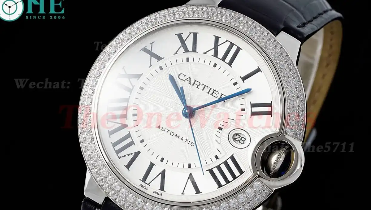 Ballon Bleu De Cartier 42mm Dia SS LE White Dial AF A2824