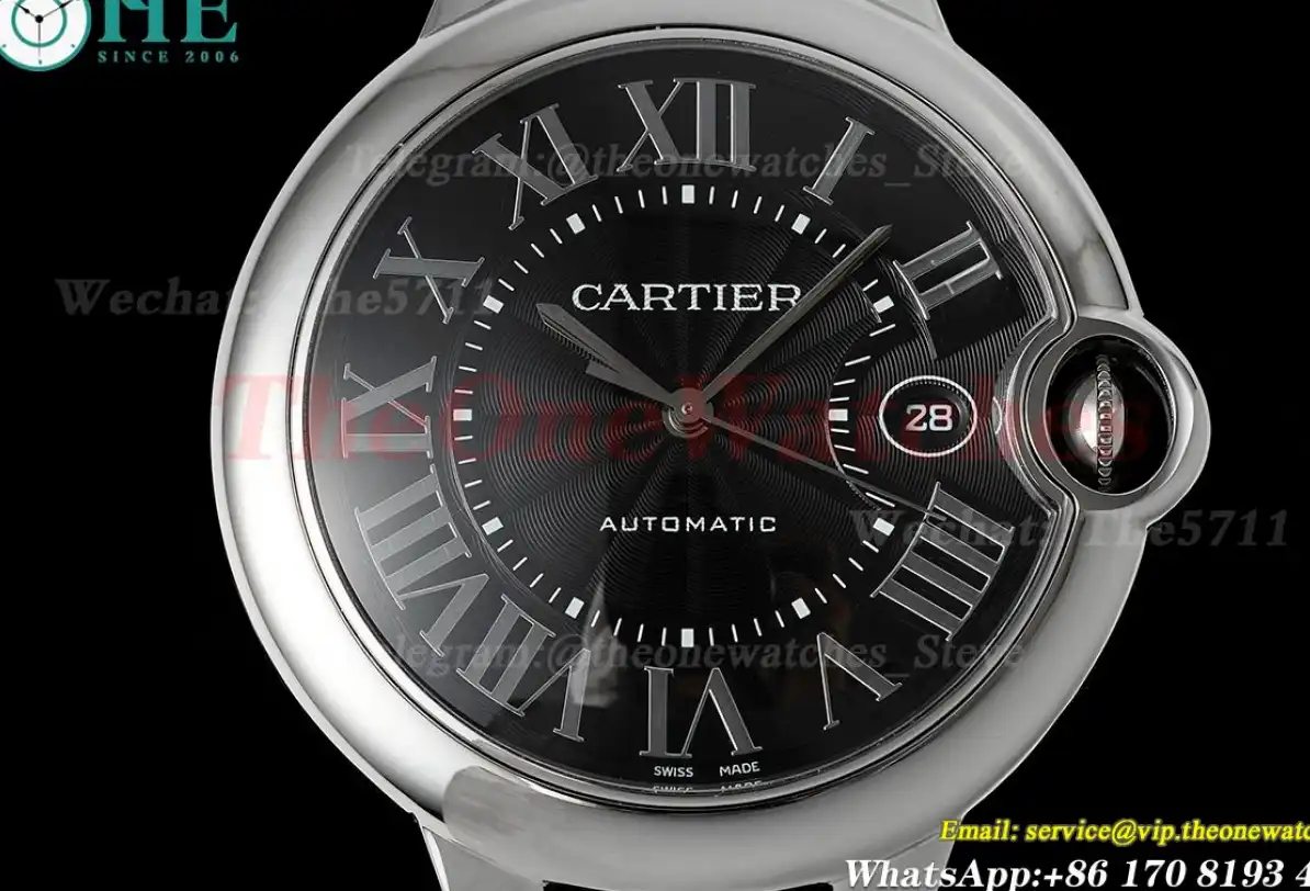 Ballon Bleu De Cartier 42mm SS LE Black Dial AF A2824