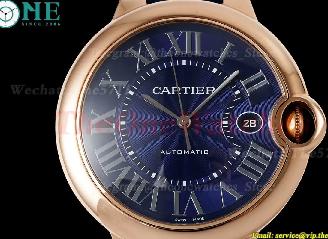 Ballon Bleu De Cartier 42mm RG LE Blue Dial AF A2824