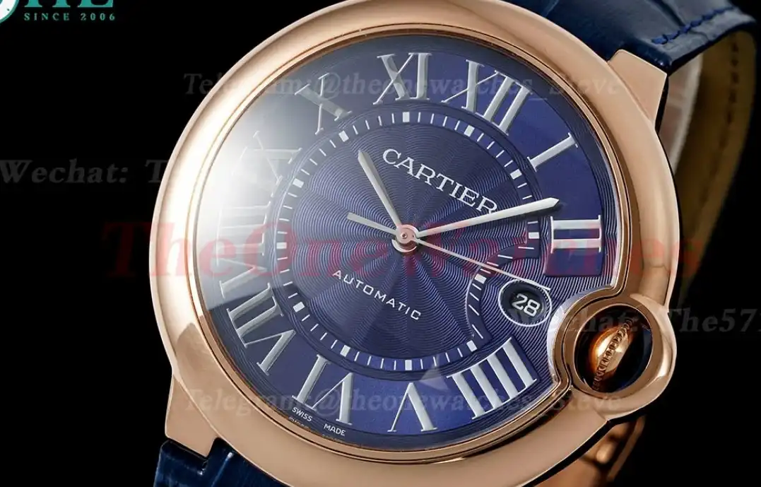 Ballon Bleu De Cartier 42mm RG LE Blue Dial AF A2824