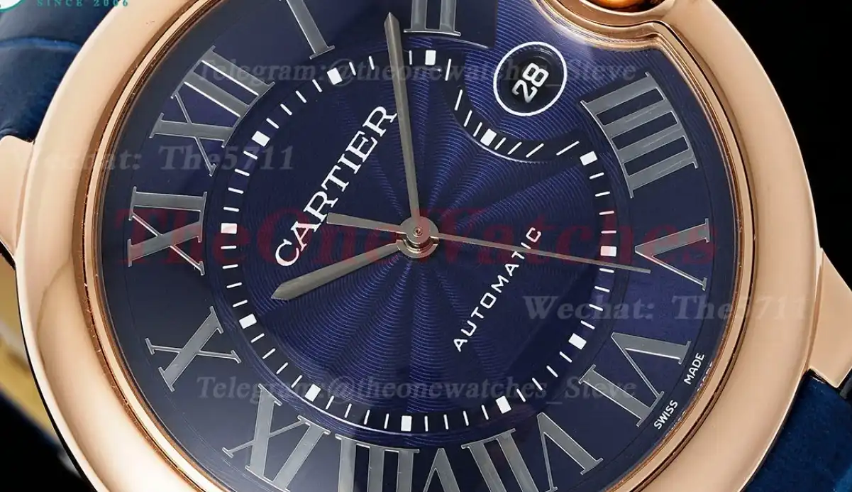 Ballon Bleu De Cartier 42mm RG LE Blue Dial AF A2824