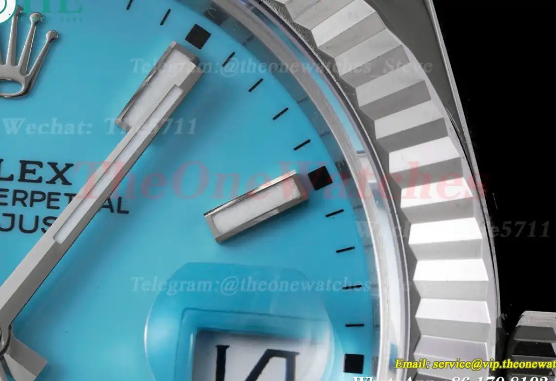 Datejust 126334 41mm Jubilee Flt 904L SS SS Tiffany Blue Dial King VR3235